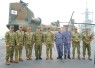 Panglima TNI Jenderal TNI Agus Subiyanto meninjau kapal perang Jepang JS Kunisaki (LST-4003) di Dermaga Kijing, Kabupaten Mempawah, Kalimantan Barat, Kamis (10/9/2026)