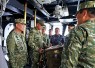 Panglima TNI Jenderal TNI Agus Subiyanto mengunjungi kapal induk ringan ITS Giuseppe Garibaldi yang tiba dan bersandar di Dermaga 107, Pelabuhan Tanjung Priok,