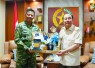 Kepala Staf Komando Pertahanan Udara Nasional (Kas Kohanudnas) Mayjen TNI Trias Wijanarko, S.I.P., M.H.I. beserta rombongan melaksanakan anjangsana kepada Jenderal (HOR) H.B.L. Mantiri 