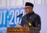 Wakil Menteri Ketenagakerjaan Afriansyah Noor saat memberikan sambutan pada Examination Authority (EXOT) 2026 SMP-SMA Al-Wildan Islamic School Jakarta, Minggu (10/5/2026).