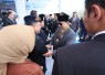 Menteri Dalam Negeri (Mendagri) Muhammad Tito Karnavian menghadiri Upacara Peringatan ke-80 Hari Bhayangkara di Lapangan Satuan Latihan Brimob Polri, Cikeas, Kabupaten Bogor