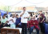 Mendagri Muhammad Tito Karnavian bersama Menteri Perumahan dan Kawasan Permukiman (PKP) Maruarar Sirait meninjau program perumahan rakyat di Desa Cilampeni, Kecamatan Ketapang, Kabupaten Bandung, Jawa Barat, Sabtu (25/7/2026).