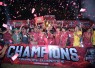 Garuda FC Serenan Klaten keluar sebagai juara Turnamen Sepak Bola Piala Bupati Karanganyar #1, di Stadion RM Said, Minggu (26/7/2026).
