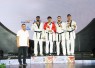 8th Asian Taekwondo Indonesia Open Championship 2026 yang berlangsung di Tennis Indoor Gelora Bung Karno (GBK), Senayan, Jakarta, Senin (3/8/2026).
