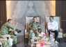 ali Kota Batam, Amsakar Achmad, saat sambut kedatangan Panglima TNI, Jenderal Agus Subiyanto, di Bandara Internasional Hang Nadim Batam, Senin (4/8/2026).