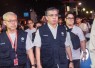 Menteri Ketenagakerjaan (Menaker) Yassierli dalam rangkaian peringatan HUT ke-81 Kemerdekaan RI melalui kegiatan karnaval di Jakarta, Senin (17/8/2026).